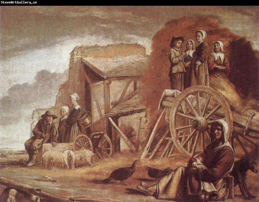 Louis Le Nain The Cart or Return from Haymaking